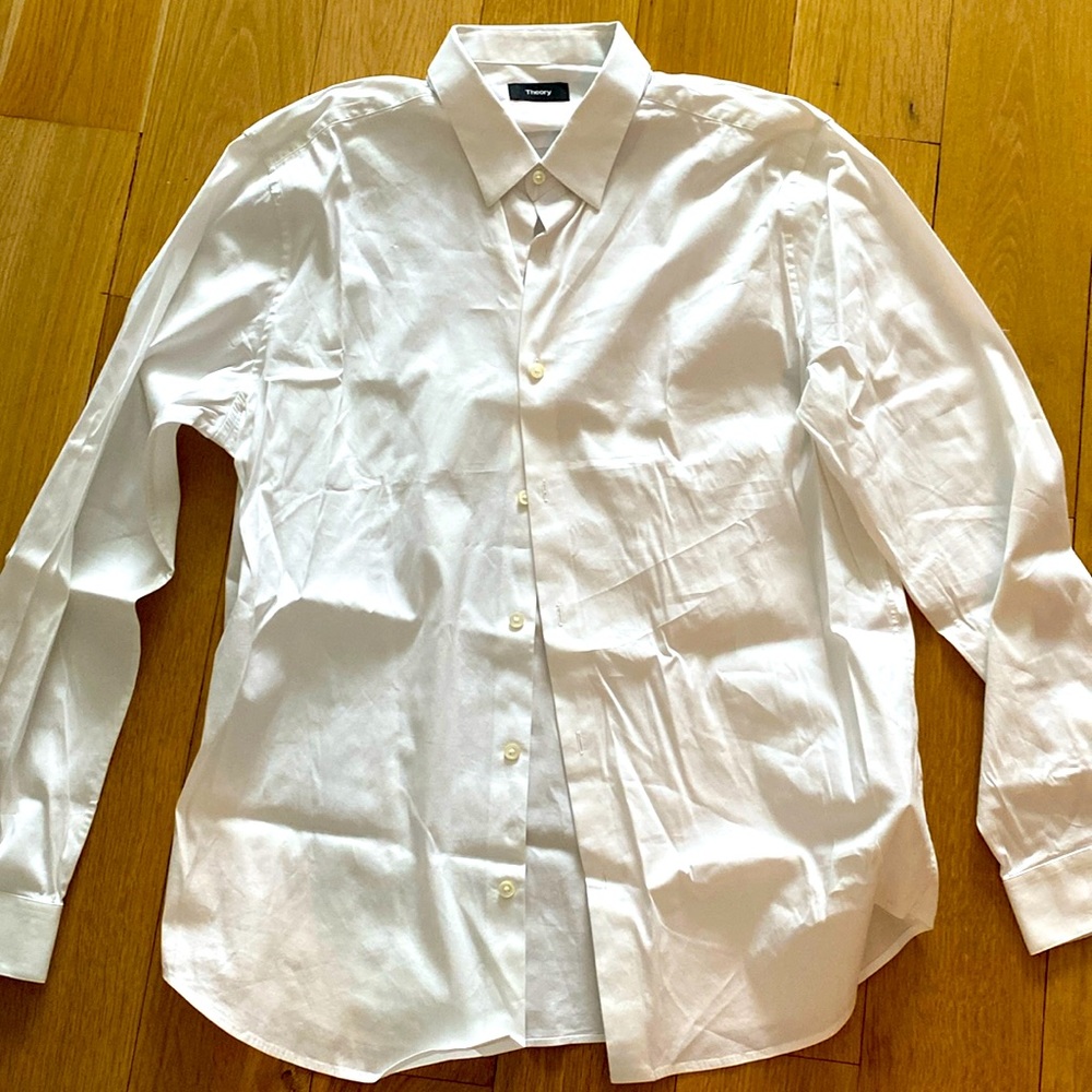 NWT men’s XL never worn Theory cotton shirt. Purchased from the RealReal